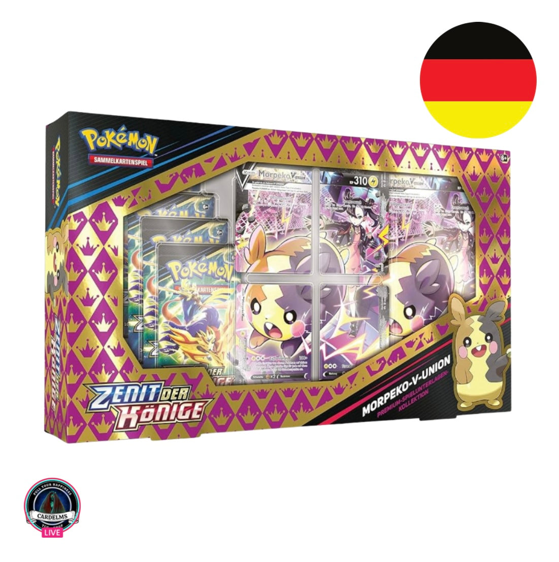 Pokemon Kollektion Zenit der Könige: Morpeko‑V‑UNION