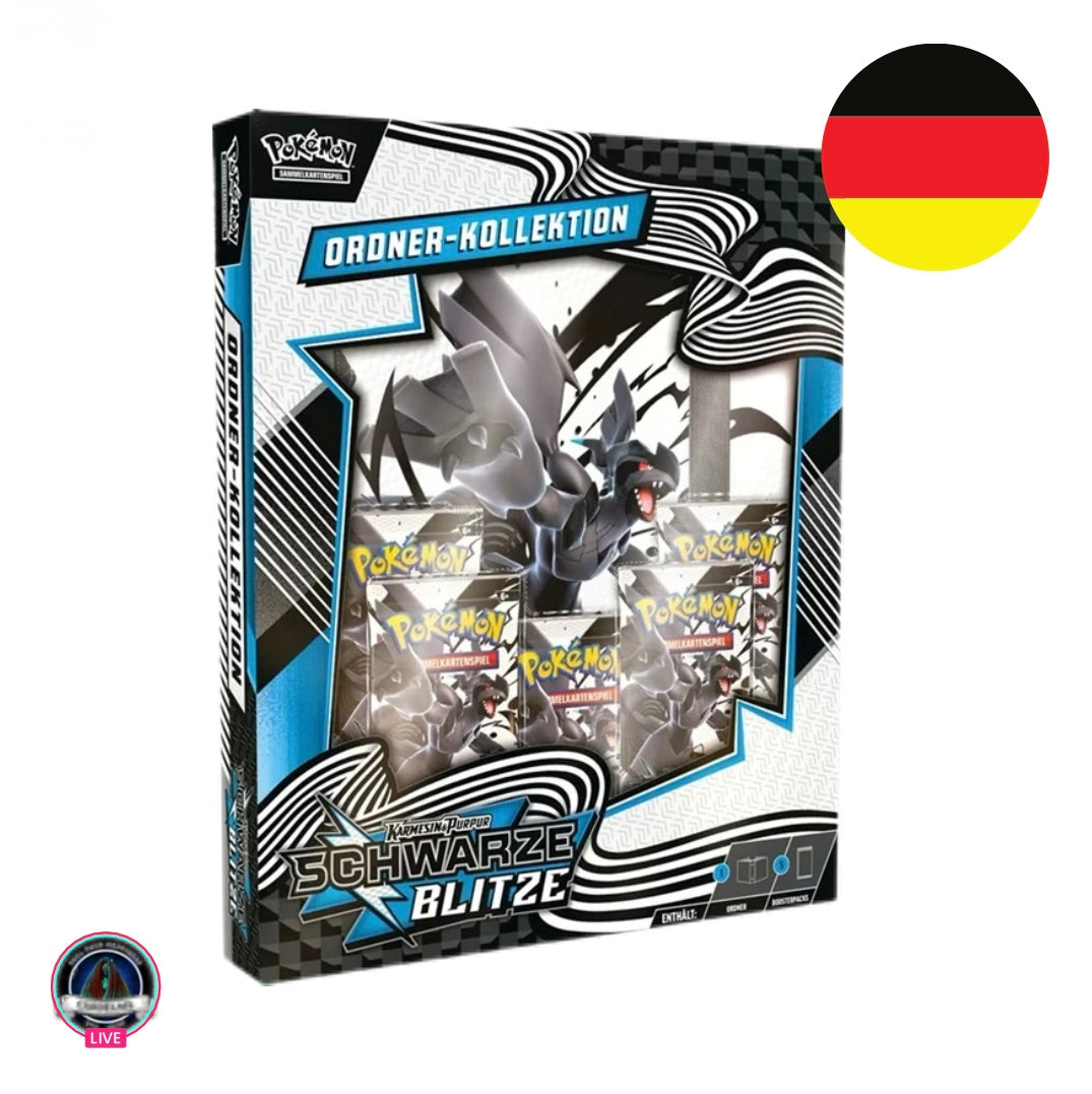 Pokemon Schwarze Blitze Binder Kollektion