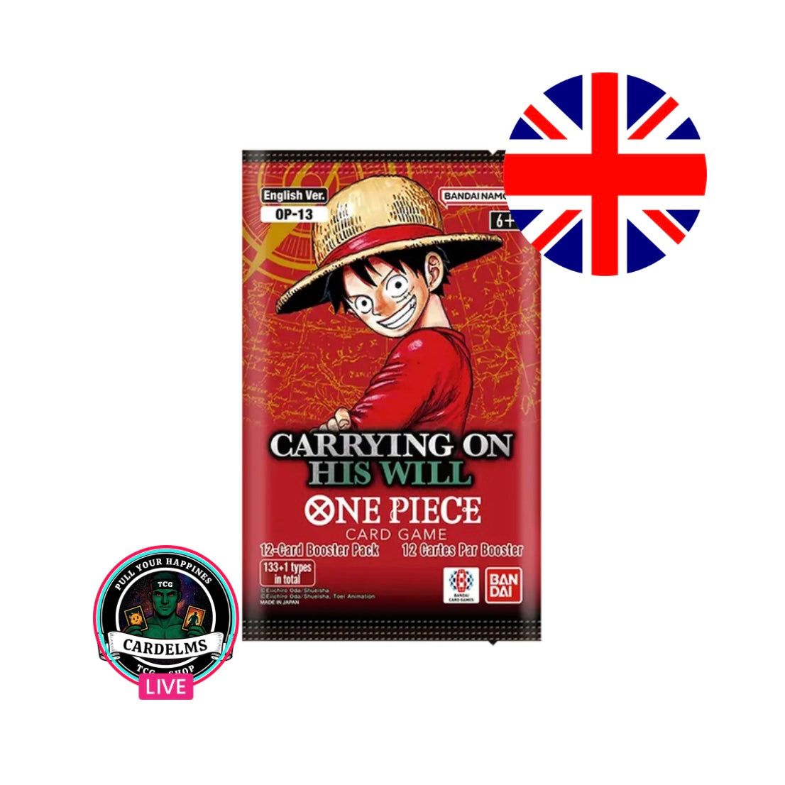 One Piece Card Game – OP13 „Carrying on his Will“ Display EN