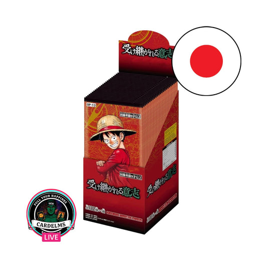 One Piece Card Game - 𝐎𝐏𝟏𝟑 Carrying on his will - Display JP