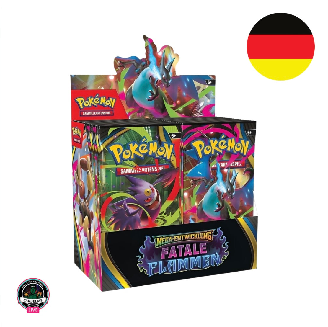 Pokemon Fatale Flammen - Display ME02