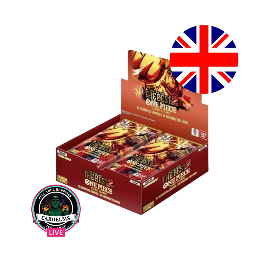 One Piece Card Game โ PRB02 โThe Best Vol.2โ Display EN