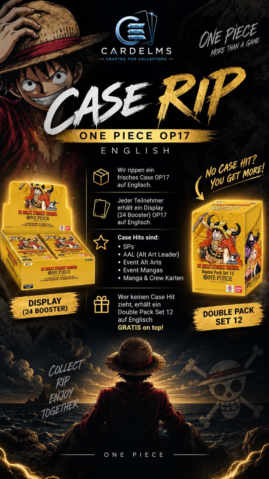 ONE PIECE Card Game OP17 – The World’s Strongest Warriors | CASE RIP Special LIVE