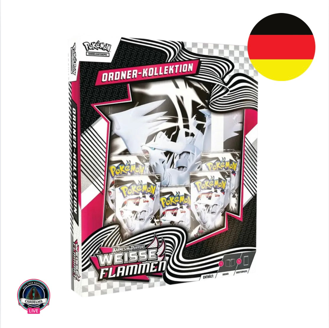 Pokemon Weiรe Flammen Binder Kollektion