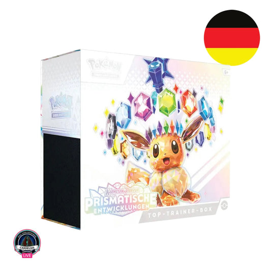 Pokemon Prismatische Entwicklungen - Top Trainer Box