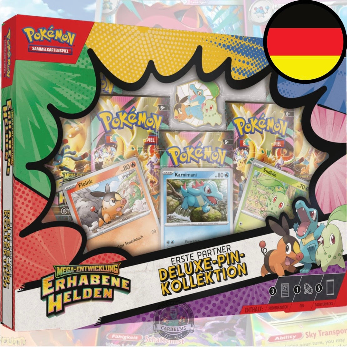 Pokemon Erhabene Helden Deluxe Pin Kollektion