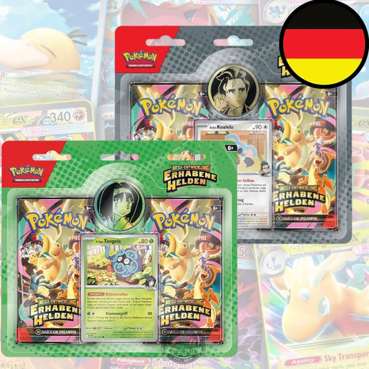 Pokemon Erhabene Helden 2-Pack Blister (zufällig)