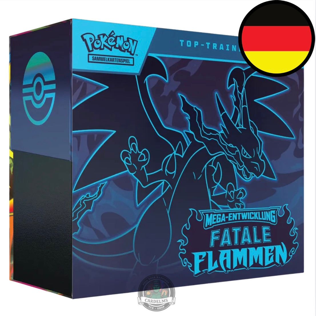 Pokemon Fatale Flammen - Top Trainer Box