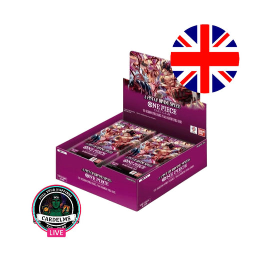 One Piece Card Game – 𝐎𝐏𝟏𝟏 „A Fist of Divine Speed“ Display EN