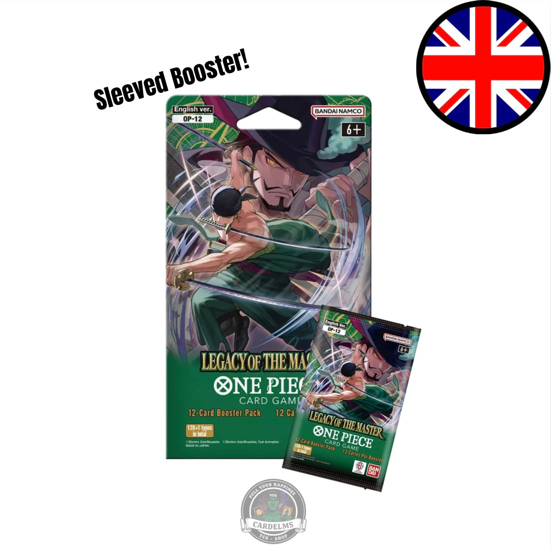 One Piece Card Game – 𝐎𝐏𝟏𝟐 „Legacy of the Master“ Sleeved Booster EN