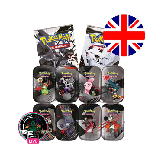 Pokemon Black Bolt & White Flare - Mini Tins