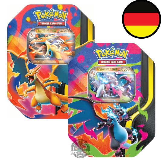 Pokemon Mega Glurak EX Tin Box