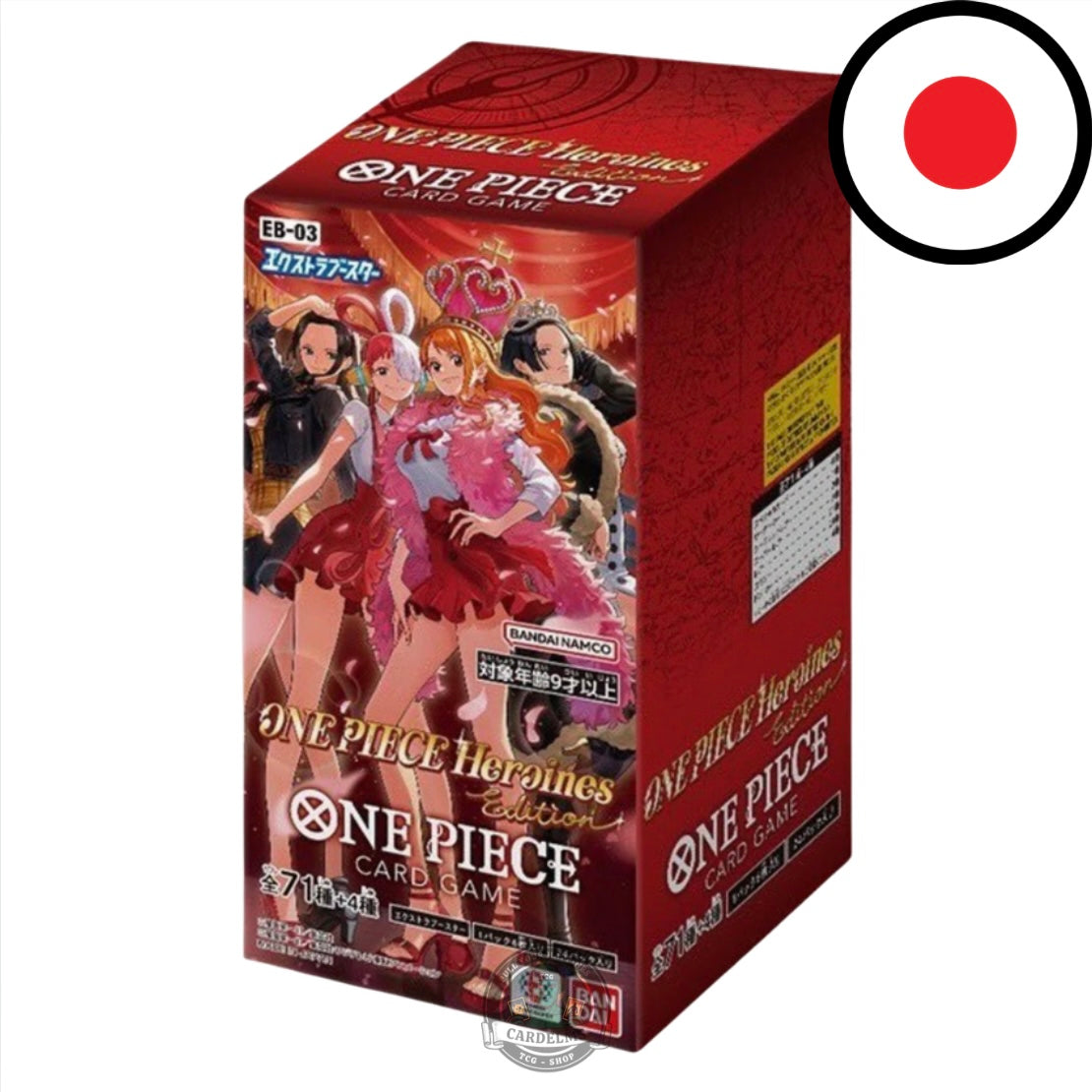 One Piece Card Game - 𝐄𝐁𝟎𝟑 Heroines Edition - Display JP