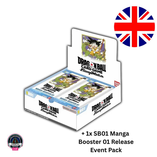 DRAGON BALL SUPER CARD GAME - FUSION WORLD - Manga Booster Display (SB01 ENG)