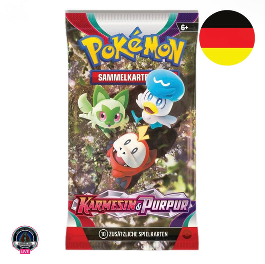 Pokémon Karmesin & Purpur Booster Pack