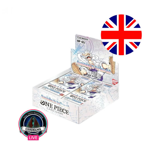 One Piece Card Game – 𝐎𝐏𝟎𝟓 „Awakening of the New Era“ – Booster Display EN