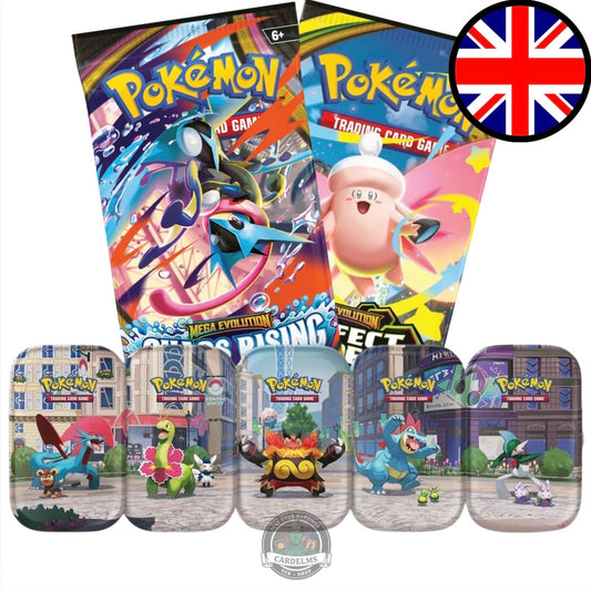 Pokemon Illumina City Mini Tin Box (zufällig)