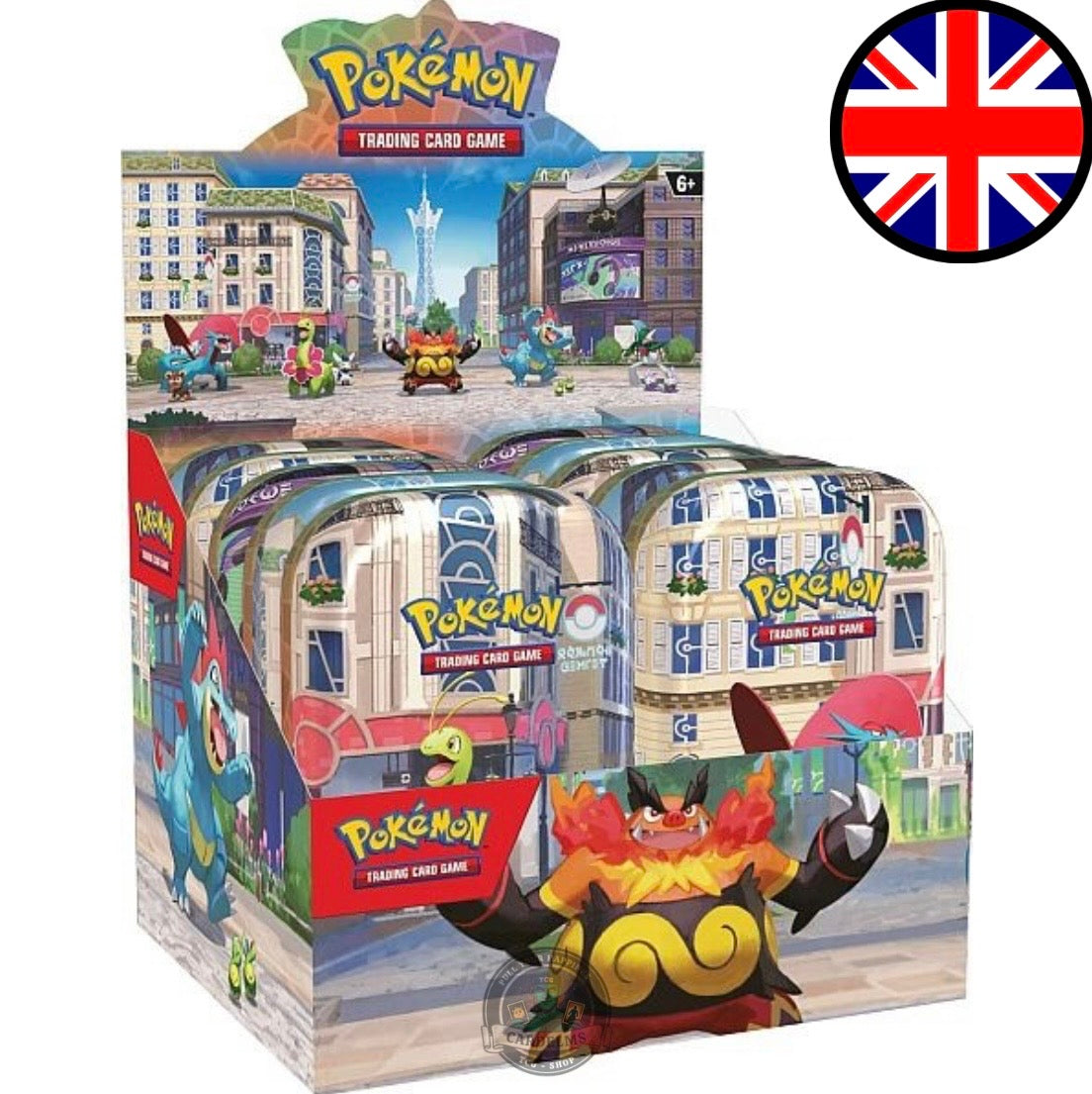 Pokemon Illumina City Mini Tin Box (zufällig)