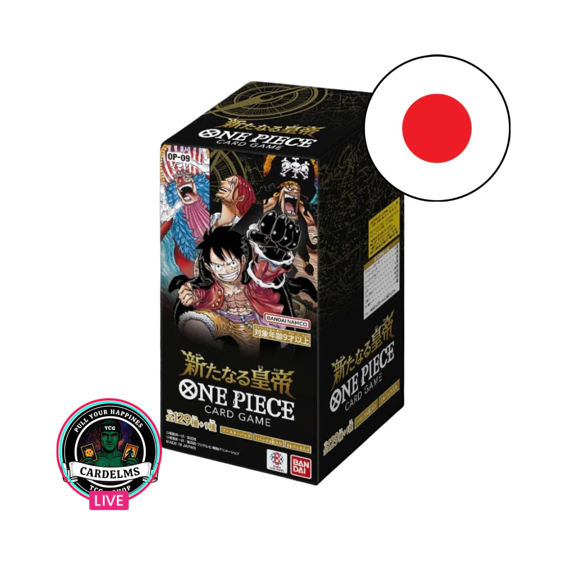 One Piece Card Game - 𝐎𝐏𝟎𝟗 THE FOUR EMPERORS - Display JP