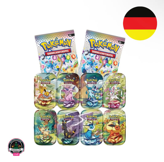 Pokemon Prismatische Entwicklungen Mini Tin Box