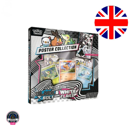 Pokémon Black Bolt SV 10.5 Unova Poster Collection